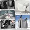 2025 Headrest Lumbar Support Pillow Memory Foam Car Pillow, 2Pack, Breathable Fiber Cover, Ergonomic Fatigue Relief, Black