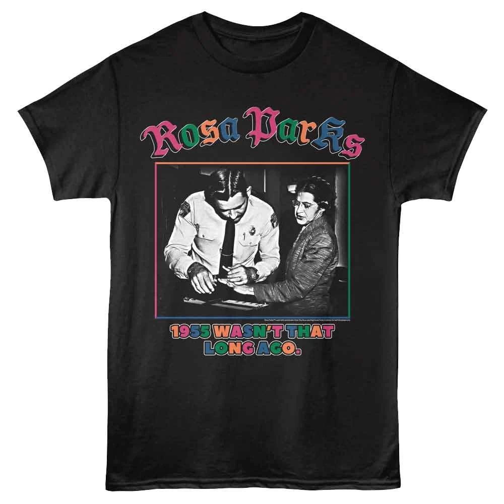 Rosa Parks - That Long Ago - Black - Unisex Short Sleeve Children s T-shirt 140
