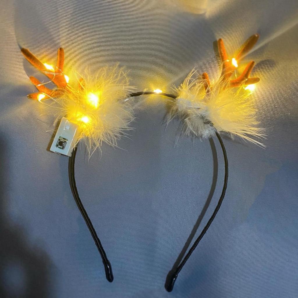 Luminous Feather Rabbit Ears Headband - Graduation Gift