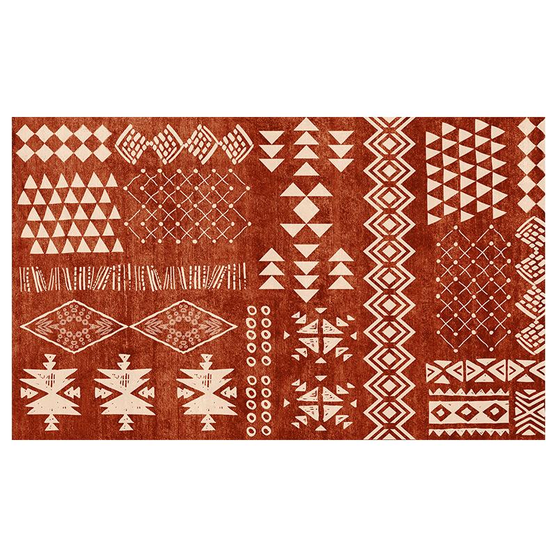 Retro Bohemian Style Carpet Home Large Area Anti Slip Sofa Coffee Table Decoration Carpet