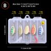 5PCS Premium Fishing Spinner Lure Set-Durable Zinc Alloy Metal Spoons with Vibrant Action for Trout Carp Fishing  Accessory Kit