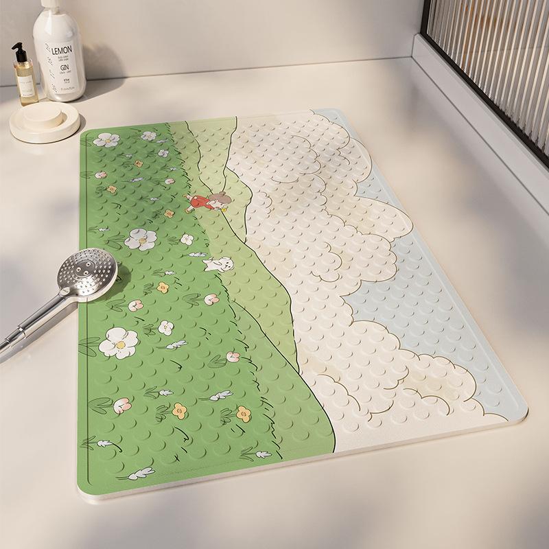 

Коврик для ванной комнаты, противоскользящий коврик, противопадающий коврик с присоской, туалет для пожилых людей, ванная комната, детский душ, специальная подставка для ног 40*70cm