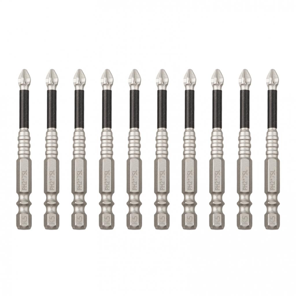 Professionelles 10-teiliges magnetisches Schraubendreherbit-Set für hochfeste Schrauben