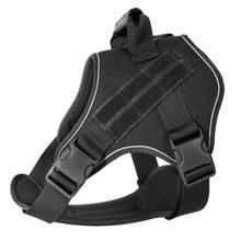 High Quality 1000D Nylon Dog Vest and Harness Set Tactical Outdoor Training Vest with Quick Release Hunting Dog Gear Dog Harness (as the picture,S)
