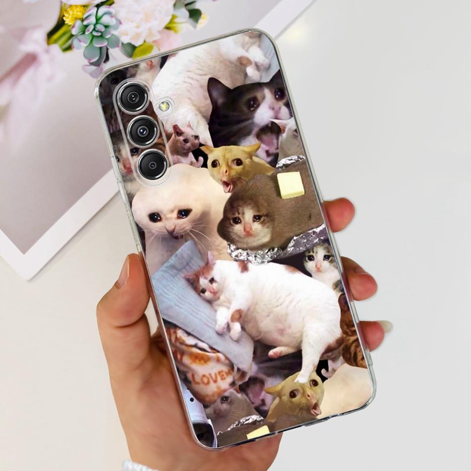 For Samsung Galaxy M34 5G Case SM-M346B New Fashion Painted Cover Clear Silicone Case For Samsung M34 M 14 Galaxy M14 Soft Shell