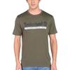Timberland Letter Print Round Neck Short Sleeve T-Shirt Men Tops Brown A2BV6-Z33