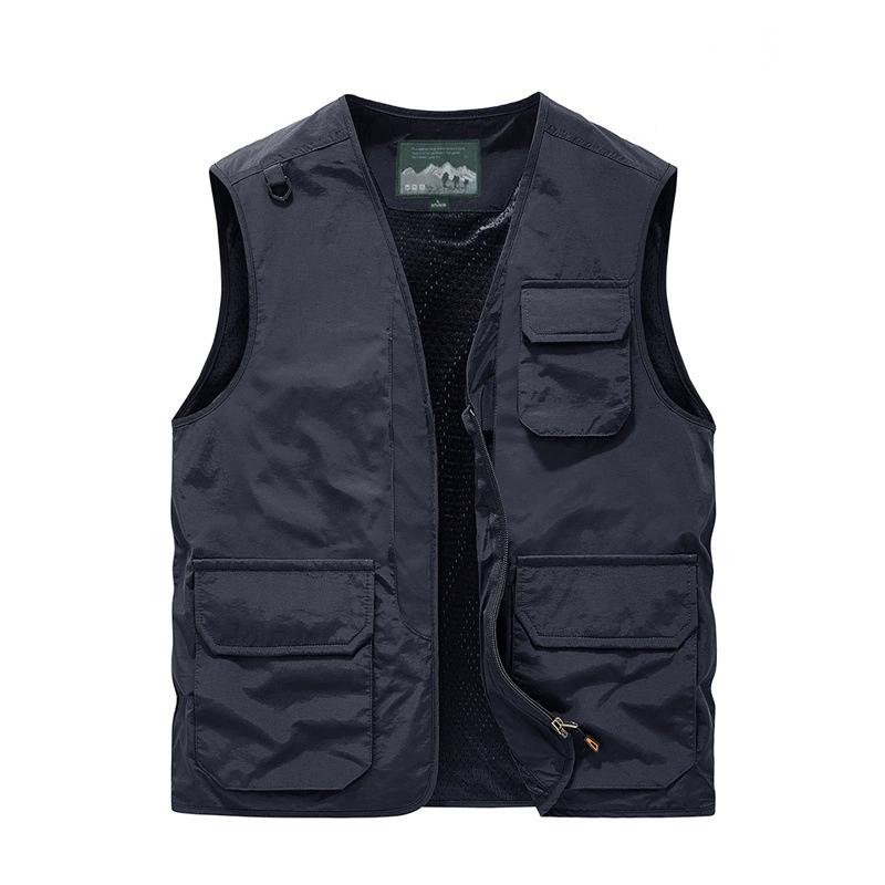 

Мужское пальто для улицы, Рабочая одежда с несколькими карманами, Уличный отдых L