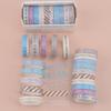 10 roliek Hviezdičková washi páska Dekoratívna lepiaca páska Školské pomôcky na zápisník Zlatá fólia Scrapbooking Kawaii písacie potreby Maskovacia páska