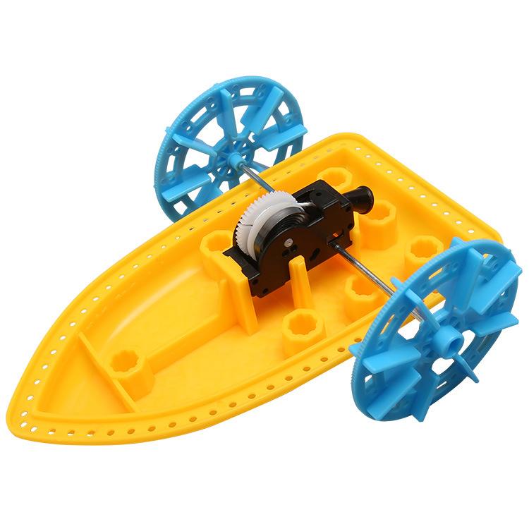 

Наука и технологии Мелкое производство Ручная работа Сделай сам Кабельное весло Пароход Молодые студенты Веселые игрушки для обучения науке Собранный материал Упаковка жёлтый