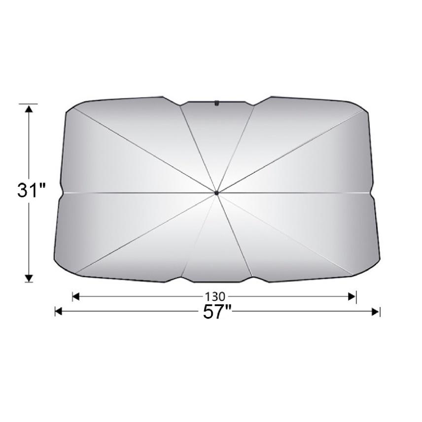 

Зонт Автомобильный солнцезащитный козырек Защита от солнца Теплоизоляционный козырек Титановый серебряный солнцезащитный козырек Автомобильный зонт