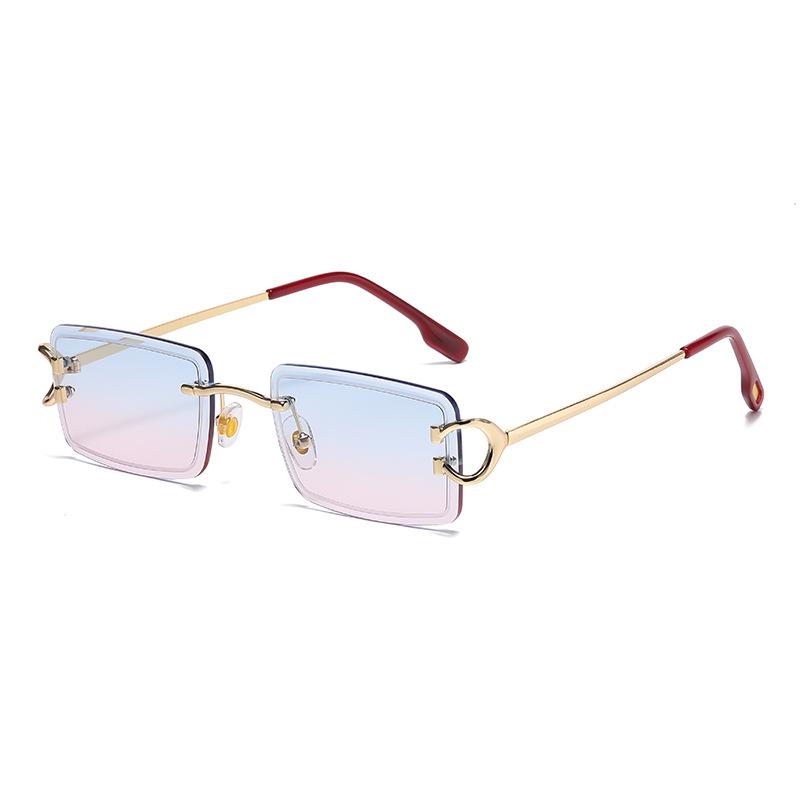 

6081 квадратные цветные солнцезащитные очки высокого класса для женщин, современные уличные солнцезащитные очки в уличном стиле