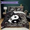 Death Pattern Bedding uilt Set uilt Cover Pillowcase Home Decoration Birthday Gift (1 * duvet cover + 2 * pillowcase  without core)57