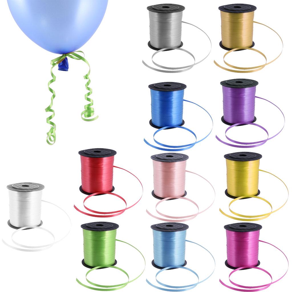 225m Curling Balloon Ribbon Flexible Plastic Party Supply for Baby Shower and Happy Birthday Balloons