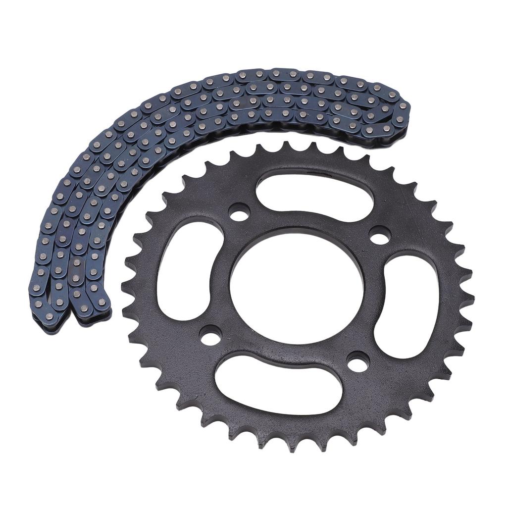136 Links Chain 428 37T Motorcycle Drive Chain with Sprocket for 43cc 49cc Minimoto Moped Scooters 2 Stroke Pocket Bike