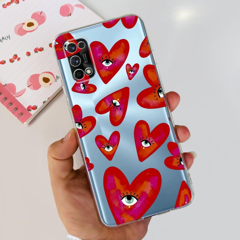

For Realme 7 Pro Case Realme7 5G RMX2111 Stylish Painted Cover Soft Silicone Phone Case For Realme 7 5G Realme7 Pro Fundas Coque Realme 7 Pro