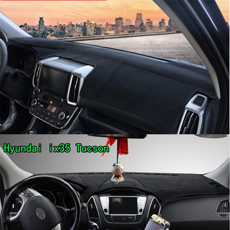 For Hyundai ix35 Tucson 2010-2022 Interior Accessories Anti-Slip Dashmat Dash Mat Dashboard Cover Instrument Panel Pad