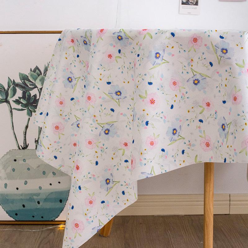 Small Floral Velvet Tablecloth, Student Dormitory Desk Cloth, Living Room Dining Table Cloth, Coffee Table Cloth, Cover Towel