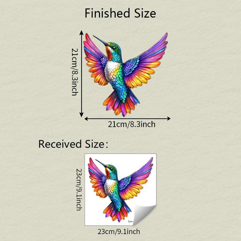 Malovaný pták Domov Balkon Skleněné okno Zkrášlení a Dekorace Elektrostatické UV Samolepky na okno Bez zadního lepidla