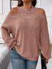 Women's Off-the-Shoulder Casual Long Sleeve T-Shirt