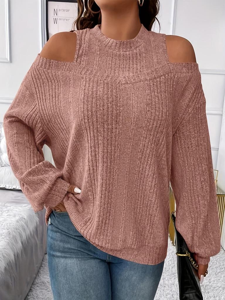 Women's Off-the-Shoulder Casual Long Sleeve T-Shirt