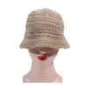 Summer Bucket Fisherman Hat Women Hollow Out Sun Cap Outdoor Casual Versatile Panama Hats Crochet Foldable Beach Caps