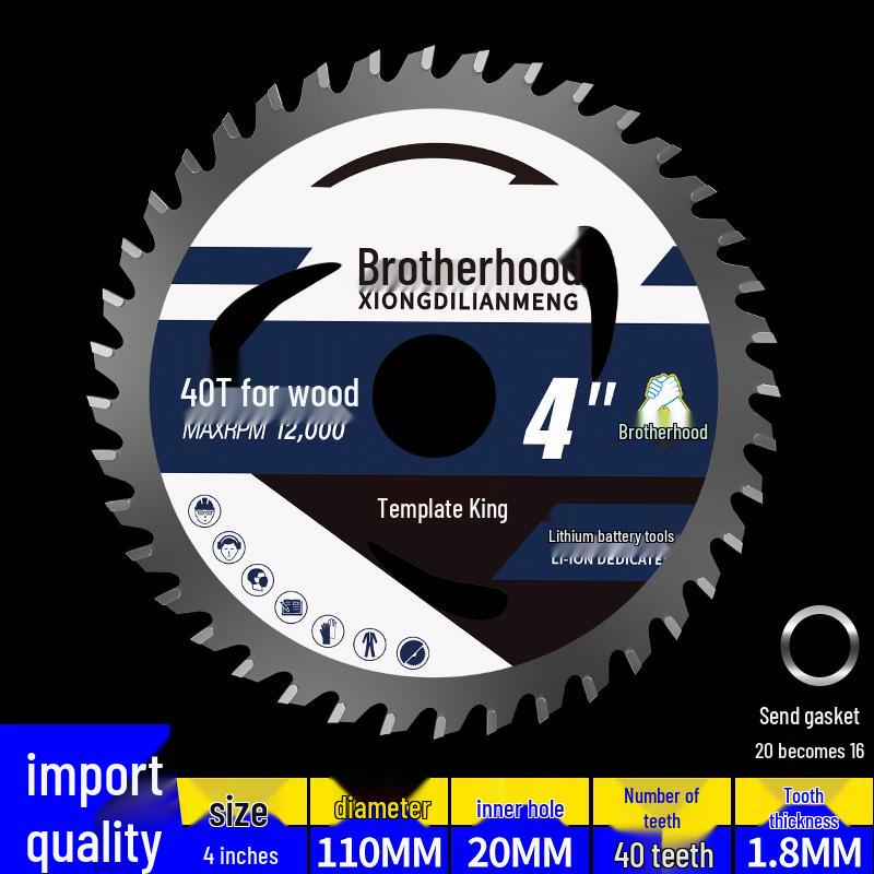 Imported Hard Alloy Circular Saw Blade for Wood and Table Saws