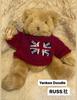 [USED] RUSS Yankee Doodle Teddy Bear Plush Toy
