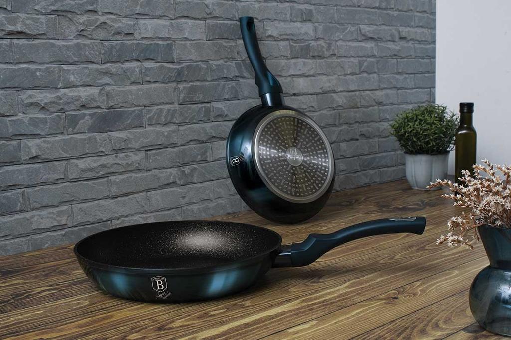 Berlinger Haus Bh-6164 Aquamarine Granite Cookware Set 17 Pieces