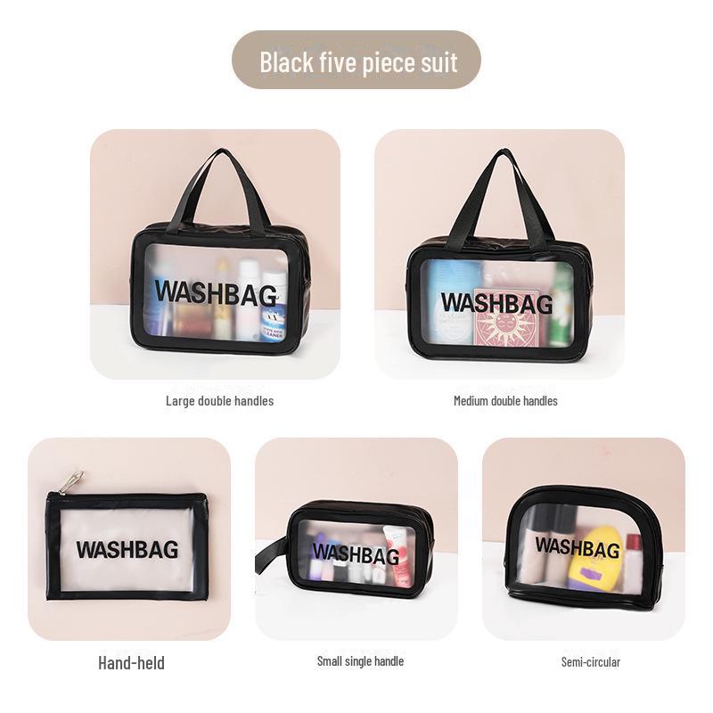 Large Capacity Waterproof PVC Travel Toiletry Bag - Cross-Border Cosmetic & Swim Storage