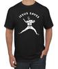 Jesus Saves Baseball Pitcher Reliever Inspirational Christian Men Graphic Shirt