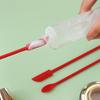 Cosmetic Bottle Silicone Mini Scraper Three Piece Set Baking Double End Two In One Spatula Jam Deep Bottle Scraper Spoon Set