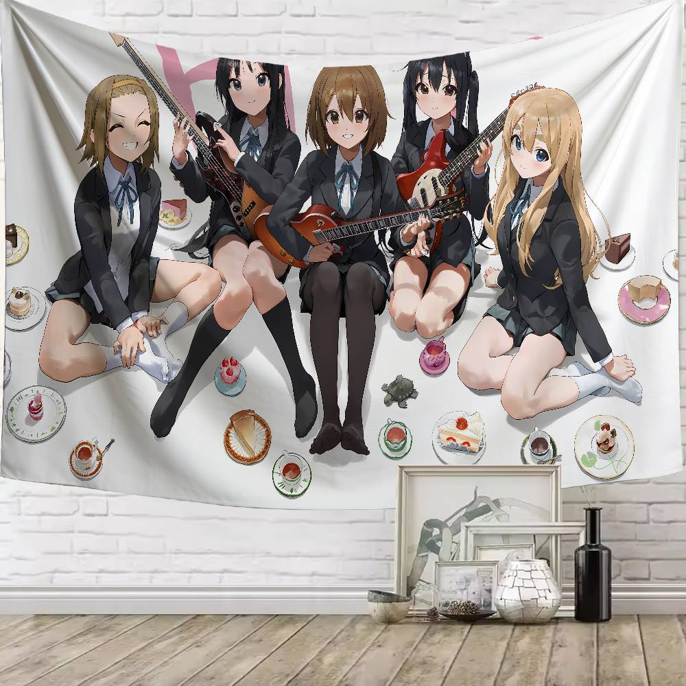 Cute Hot Girl Fashion Anime KKONS Tapestry Living Room Bedroom Gamer Room Decoration Large Luxury Tapestry