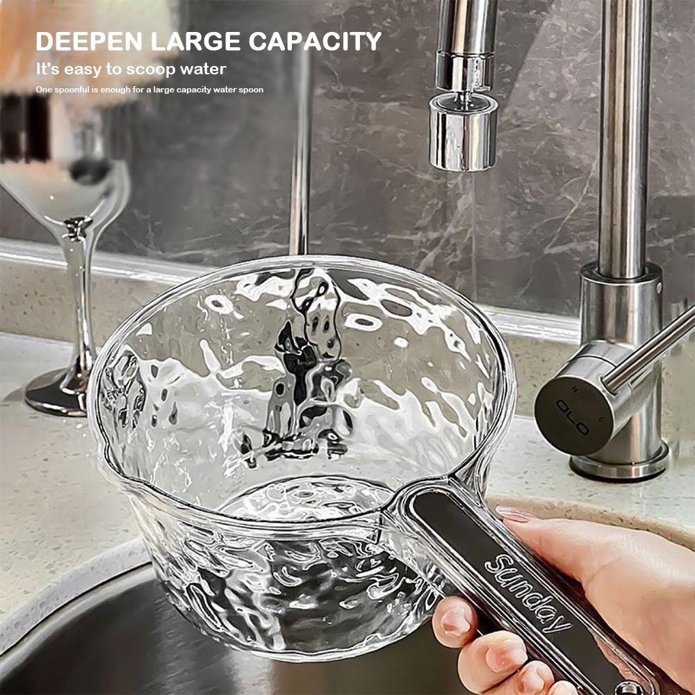 PET Water Scoop Thickened Bathing Spoon Durable Dipper Water Ladle  Kitchen Gadgets