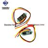 0.28" Ultra-Compact Adjustable DC Voltage Meter, White, 3-Wire, 0-100V Range