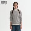 Teenie Weenie Women's Cable Knit Round Neck Sweater