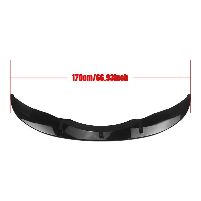 Front Bumper Lip Splitter Spoiler Diffuser Guard Protector for BMW E90 E92 E93 M3 2007-2013 Front Lip Surround Front Shovel Kit