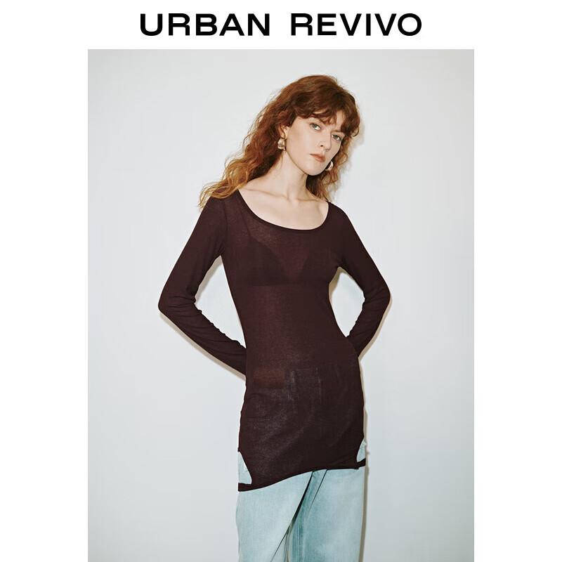 UR Women s Slim Fit Round Neck Long Sleeve T-shirt XL