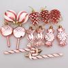 13Pcs/Set Pine Cone Candy Round Ball Christmas Tree Decor Festival Xmas Hanging Ornament