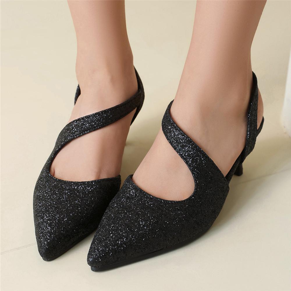 Fashion New Design Luxury Black Silver Stilettos Pointed Toe High Heels Women Sandals Summer Party Wedding Dress Prom Shoes Pumps 2025