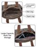FEOYA Canvas Tote Bag, Perfect for Commuting, School, and More. Large Capacity, Lightweight, with Long Strap. Stylish, Plain, Cute, and