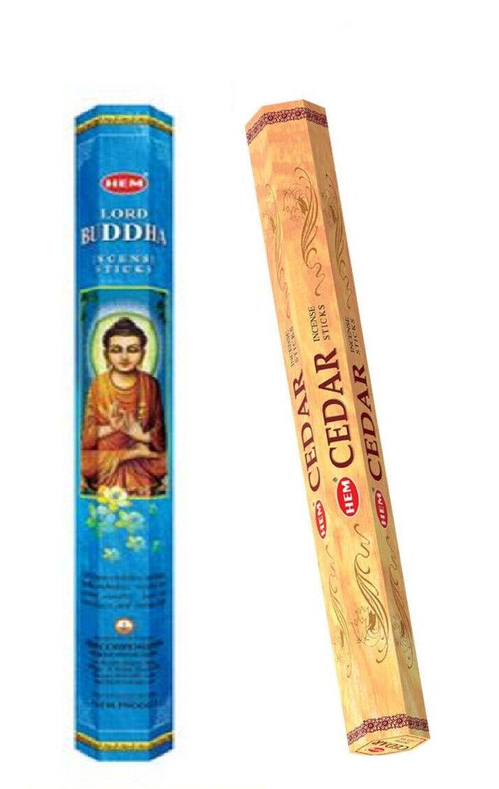 

@ Hem Combo Of Lord Buddha & Cedar Incense Sticks Agarbatti