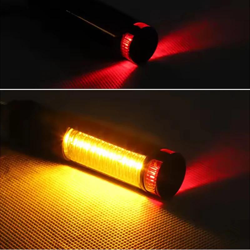 12V M10 Universal Motorcycle LED Turn Signals Light Waterproof Indicators Amber Flasher Blinker Lamp Accessories For Motorbike
