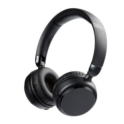 AmazonBasics Wireless Headphones Bluetooth 35 Hours Playtime Lightweight 168g Foldable Black On-Ear