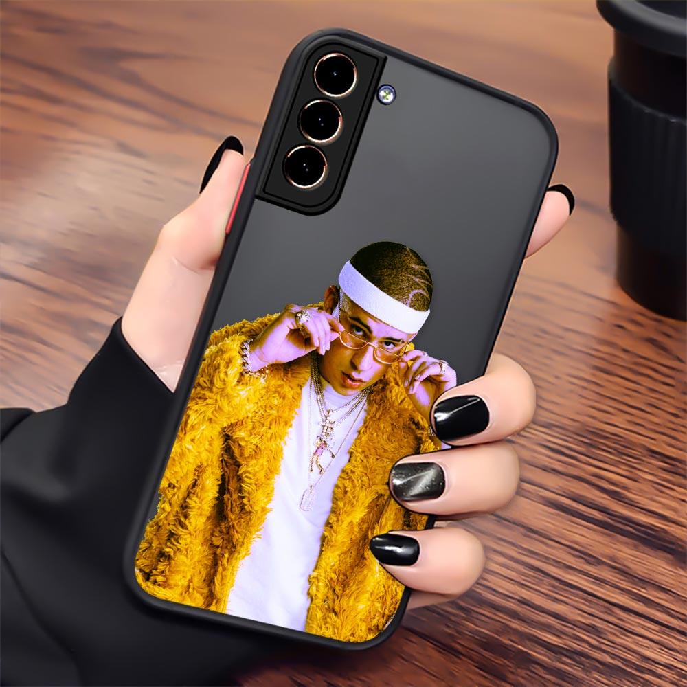 Bad Bunny S24 5G Case For Samsung S20 S21 FE S22 S23 S24 Ultra Cases Bunny Logo Funda Galaxy S23 Plus Matte Back Cover X 100pre