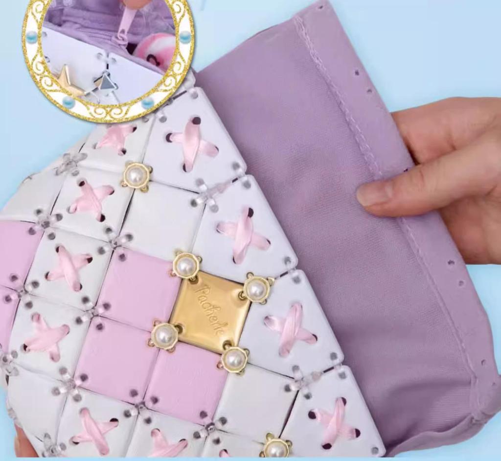 Handmade Japanese Puzzle DIY Bag for Girls (Ages 3-9) - Educational Toy & Birthday Gift