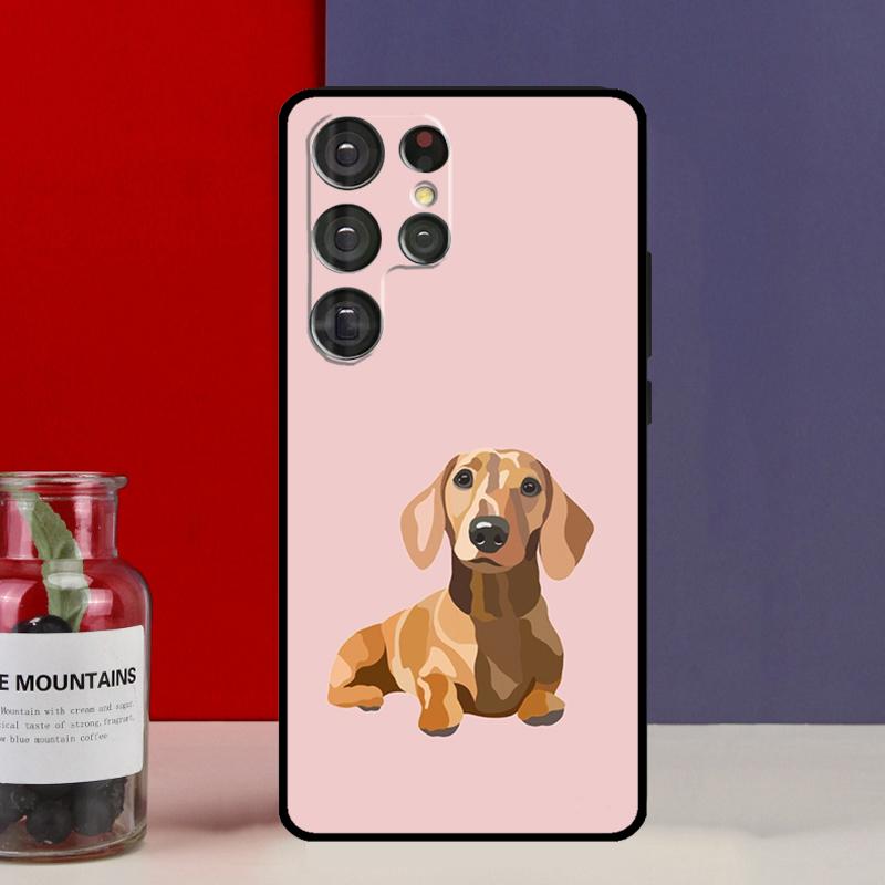 Dachshund Dog Funda Case For Samsung Galaxy S25 Ultra S9 S10 S20 S21 FE S22 S23 Plus S24 Ultra Phone Cover