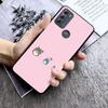 Cartoon Happy Totoro Cat Case for Motorola Moto EDGE 20pro 20lite E6 E7 Cover G STYLUS GPLAY GPOWER G 5G PLUS G30 G100 Coque