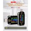 Black PD Protocol Tester Offline Data Storage Current Meter Fast Charger Analyzer Temperature 0 80 Data Refresh Rate 2Hz