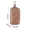 Universal Large Capacity Key Holder Leather Multi-Function Key Storage Pouch Car Key Storage Women Men