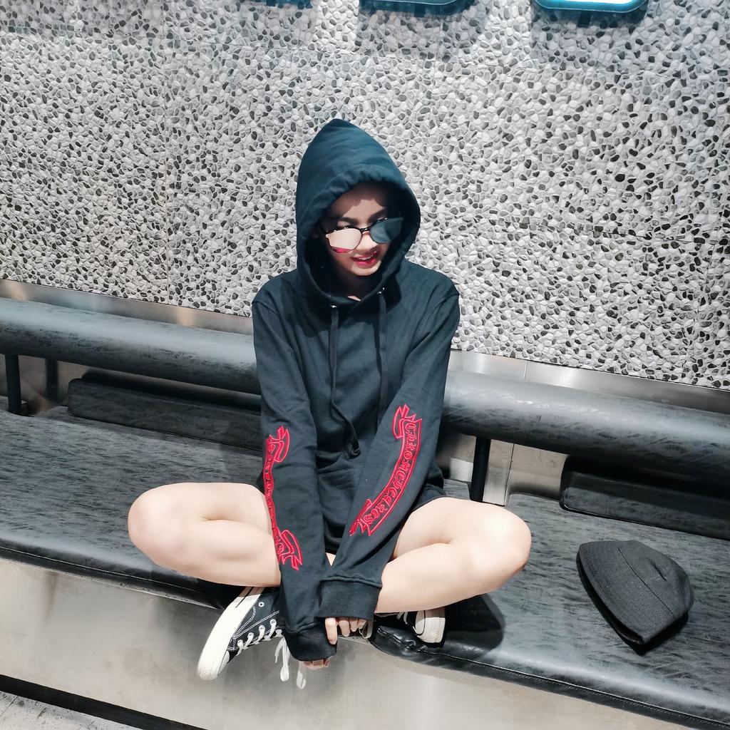 8084 CHROME HEARTS 2025 New Spring and Autumn Plus-size Thin Style Classic Style Logo Hooded Sweatshirt for Couples